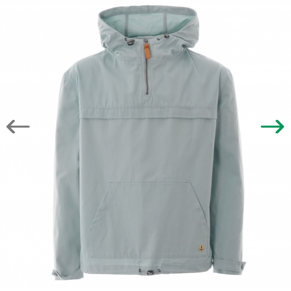 ARMOR LUX JACKET WATER REPELLENT SMOCK MARSOUIN FISHERMAN HOODIE XL NWOT